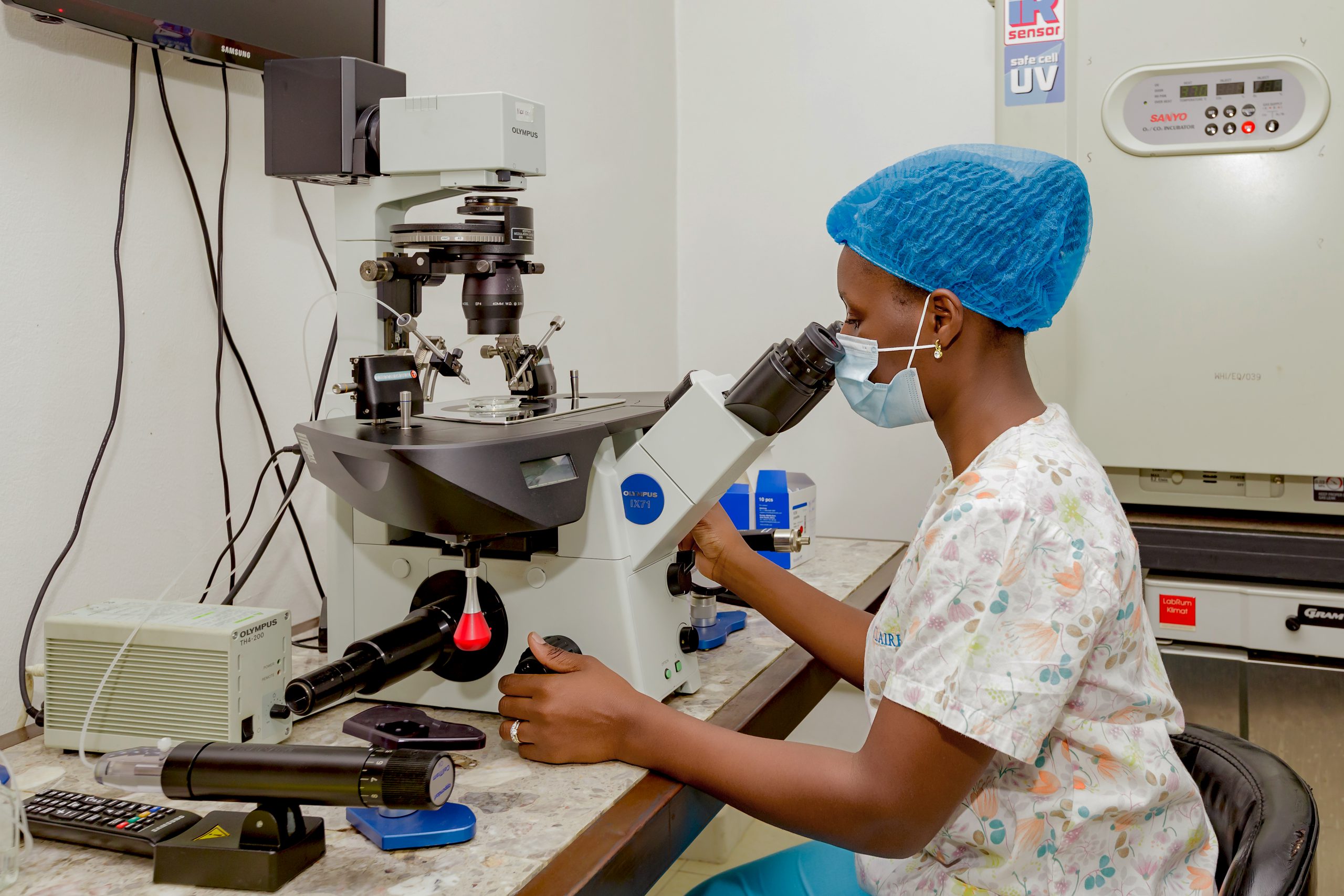 Doctor consulting with patients